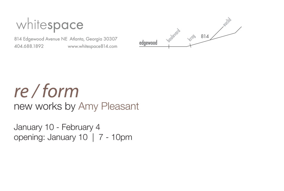 Amy Pleasant Show postcard back